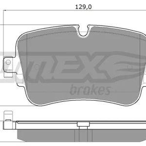 Cena promocyjna Zestaw klocków hamulcowych, hamulce tarczowe TOMEX BRAKES TX 18-24