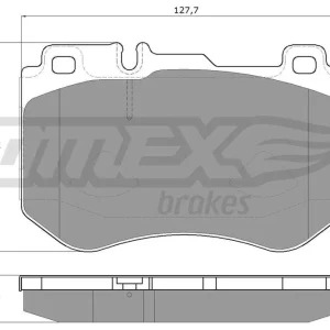 Dodaj do koszyka Zestaw klocków hamulcowych, hamulce tarczowe TOMEX BRAKES TX 18-51