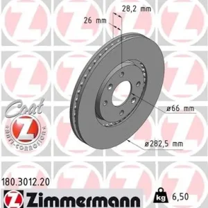 Najlepsza cena Tarcza hamulcowa ZIMMERMANN 180.3012.20