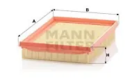 Bestseller Filtr powietrza MANN-FILTER C 2345/1